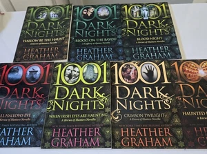 7 Heather Graham Dark Nights Novella Books - Foto 1 di 1