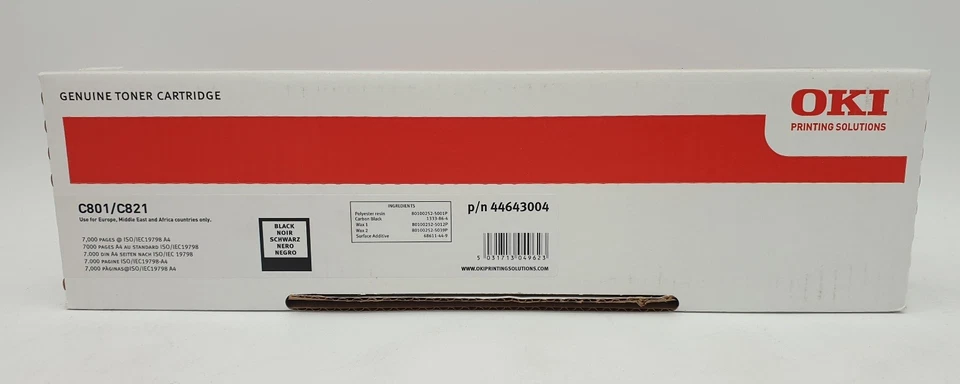OKI 44643004 Toner black - Bild 1 von 1