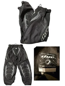 DYE C7 Series Paintball Pants Mens Size XS/S Black Red Fits 26-30 Gear - Picture 1 of 9