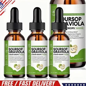 Graviola Soursop Extrakt Soursop Bitter Flüssigkeitstropfen zur Regeneration Immun - Bild 1 von 21
