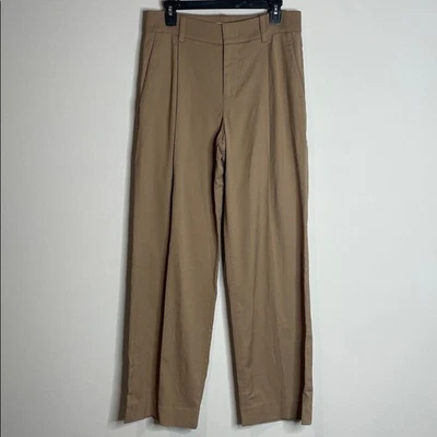 Vince Women’s Pleated-Front Mid-Rise Wide-Leg Trousers Size 6 - Image 1 of 4
