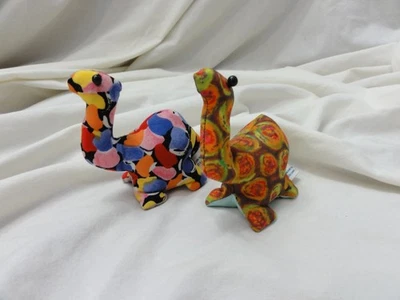 Lot 2 Vintage 1990's Sand Animal Colorful Paperweight ~ Camel - Image 1 of 4