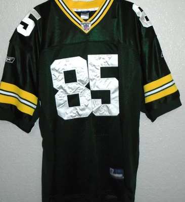 Green Bay Packers Men’s Size 52 Jersey Reebok Green Greg Jennings - Image 1 of 3