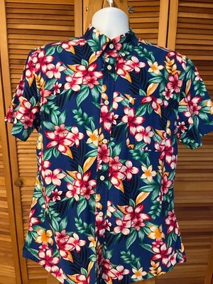 CAMISA HAWAIANA TOMMY HILFIGER HOMBRE TALLA GRANDE MANGA CORTA Foto 1 de 4
