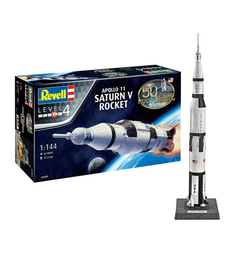 REVELL - NASA APOLLO 11 SATURN V ROCKET - 50TH ANNIVERSARY - 1:144 ...