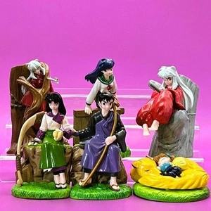 Inuyasha Series 3 Full Set 6 Figures Inuyasha Kagome Shippo Miroku Sango Complet - Picture 1 of 6