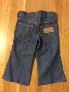 Jeans vintage blu Bell denim Maverick bambino taglia 2 2T made in USA lavaggio scuro - Foto 1 di 7