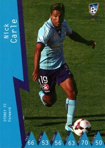 2014 2015 Sydney FC Football Tap N Play 1st Edition Card - Nick Carle - Foto 1 di 3