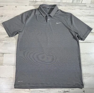 Polo de golf Nike Tiger Woods Collection TW Control a rayas rendimiento talla L - Imagen 1 de 8