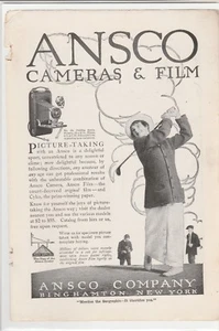 Anuncio original de cámaras y revistas de películas Ansco de 1915 - Imagen 1 de 1
