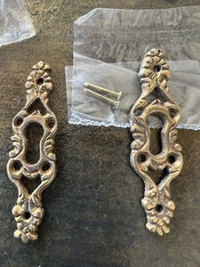 Menge 21 Stck. Eastlake Guss massiv Messing Rosetten mit Messingnägeln New Old Stock - Bild 1 von 3