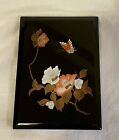 Japanese lacquer with beautiful painting antique address/phone book from Japan