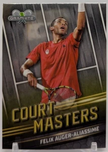 🎾2024 Topps Graphite Tennis #CM-FA Felix Auger-Aliassime Court Masters🎾 - Picture 1 of 3
