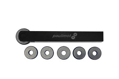 PAULIMOT Rändelwerkzeug mit 6 HSS-Rädern, 12 x 12 mm : . - Bild 1 von 4