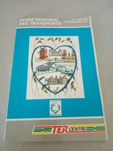 TER CENTRE-ETE 1997 guide indicateur HORAIRES CHAIX train SNCF-180 pages - Foto 1 di 3