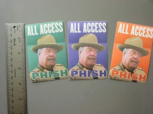Phish backstage passes AUTHENTIC 3 Jackie Gleason All Access Passes! - Picture 1 of 1