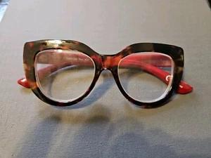 Nicole Miller New York Readers Red & Tort - Picture 1 of 6