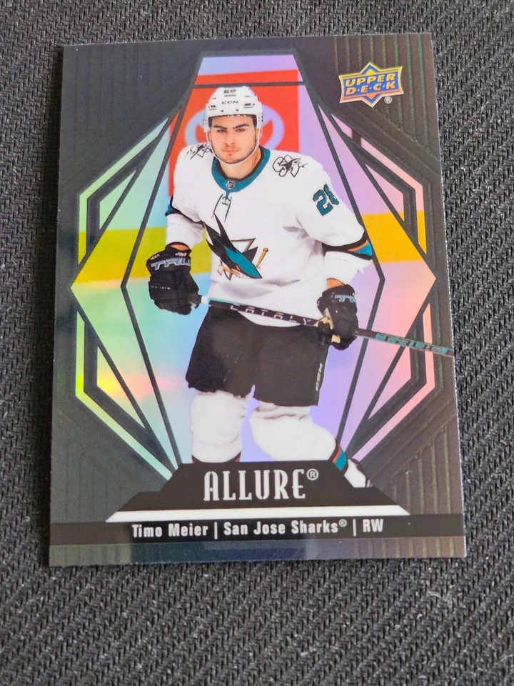 2022-23 Upper Deck Allure TIMO MEIER #44 Black Rainbow - Image 1 of 1