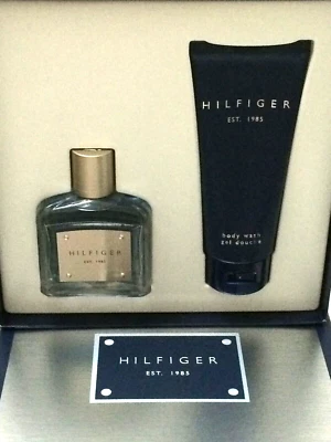 Tommy Hilfiger Est. 1985 For Men 2 pc Gift Sets: 1.7 oz EDT Spray +3.4 oz B.Wash - Image 1 of 4