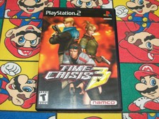 Time Crisis 3 (Sony PlayStation 2) PS2 w/ Case - Rail Shooter Game