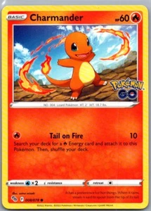 2022 Schwert & Schild - Pokémon GO Charmander Basic/Common #8 - Bild 1 von 2