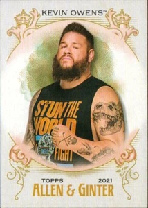 Topps Heritage WWE 2021 - Inserto Allen & Ginter #AG-12 Kevin Owens - Imagen 1 de 2