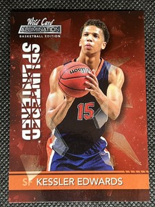 2022 Wild Card Allumination KESSLER EDWARDS RC #ASP-35 RED SPLINTERED ROOKIE 