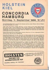 Football Programme Booklet 66/67 RL Holstein Kiel-Con. Hamburg - Picture 1 of 1