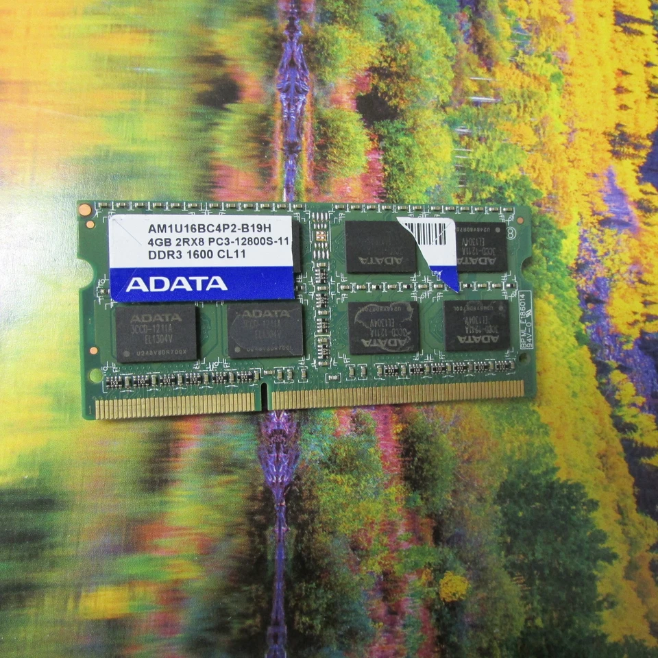 ADATA AM1U16BC4P2-B19H ADATA LAPTOP  MEMORY 4GB DDR3 PC3-12800S-11 - SINGLE - Image 1 of 1