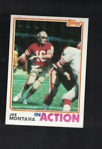 1982 Topps Football Joe Montana IA #489 *49ER'S* HOF
