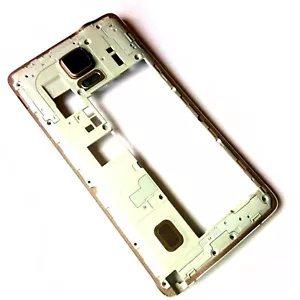 Samsung Galaxy Note 4 N910 Gold rear side housing+camera glass+buttons Genuine - Picture 1 of 5
