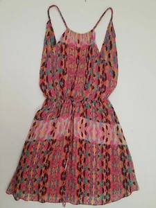 J Simpson summer dress par pink coriandoli size Small midi fashion designer - Picture 1 of 12