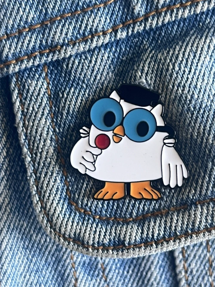 Retro Tootsie Pop Owl con Pin Esmaltado Piruleta Foto 1 de 3