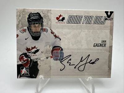 07/08 ITG Going For Gold Final Vault Autograph #A-SG Sam Gagner Canada - Image 1 of 3