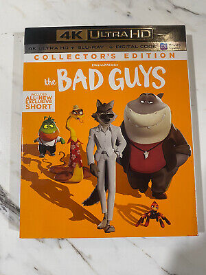 The Bad Guys (4K, Blu-Ray, Digital 2022) Brand New & Sealed With Slipcover • 14.99€