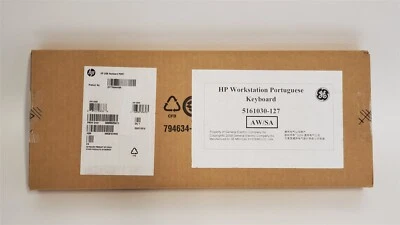 HP Workstation Wired USB Portuguese Keyboard 5161030-127 QY776AA#AB9 KU-1156 NEW - Image 1 of 4