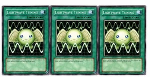 Yugioh- 3X Lightwave Tuning - Common - Unlimited - TDGS-EN050 - Near Mint - Picture 1 of 1