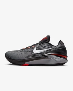 NWOB MEN'S NIKE G.T. CUT 2 BASKETBALL DJ6015-001 BLACK GREY BRIGHT CRIMSON SZ 18 - Picture 1 of 9
