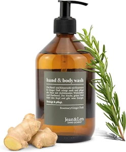 Jean & Len Hand & Body Wash Rosemary Und Ginger, Reinigt Und Pflegt Die Haut, Wü - Bild 1 von 12