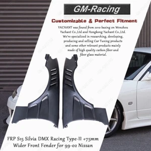 FRP S15 Silvia DMX Racing Type-II +75mm Wider Front Fender for 99-02 Nissan - Bild 1 von 23