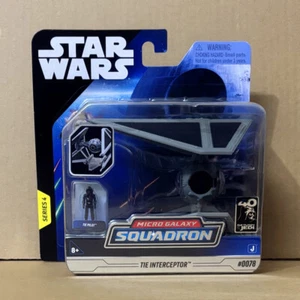 Star Wars Micro Galaxy Squadron Series 4 Tie Interceptor Pilot Toy 0078 Jazwares - Bild 1 von 2