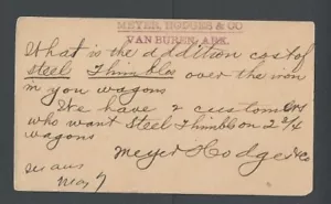 Ca 1886 PC Van Buren Ark Meyer Hodges & Co - Bild 1 von 1