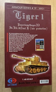 Kit SKYBOW #TP-4801 Armour Series 1/48 Tiger I (producción tardía) - ¡Como nuevo en caja! - Imagen 1 de 5