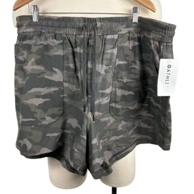 Pantalones Cortos Para Mujer Athleta Camuflados Farallón Semi-Ajustados Algodón Orgánico 0301 Nuevos con Etiquetas Foto 1 de 4