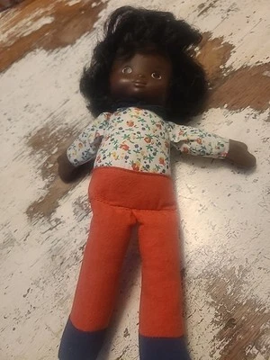 Muñeca afroamericana Fisher Price 1978 vintage afroamericana Elizabeth My Friend Foto 1 de 3