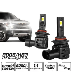 2x 9005 HB3 LED Headlight Globes 100W High Beam For Nissan Pathfinder R52 14-20 - Picture 1 of 14