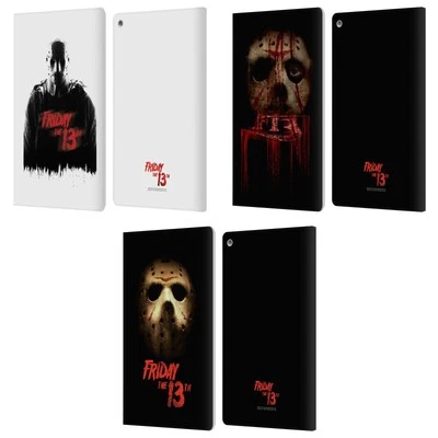 OFFICIAL FRIDAY THE 13TH 2009 GRAPHICS LEATHER BOOK WALLET CASE FOR AMAZON FIRE - Image 1 of 4
