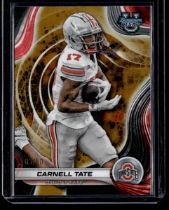 2024 Bowman University Best #47 Carnell Tate Gold Refractor #/50 - Imagen 1 de 2