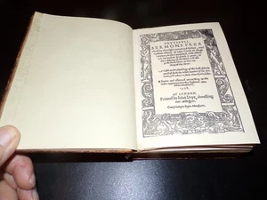 1578-Hugh Latimer-Fruitful Sermons-2 Parts-John Daye-Printer-Good Binding - Picture 1 of 16