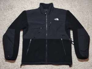 The North Face Denali Fleece Jacket Men’s Medium Black Polartec Pockets Outdoor - Picture 1 of 12